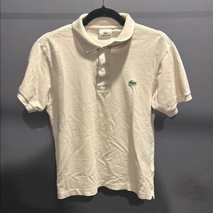 Lacoste Cream Polo